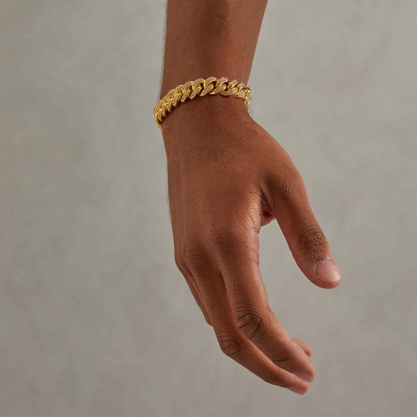 12 MM CUBAN BRACELET - GOLD