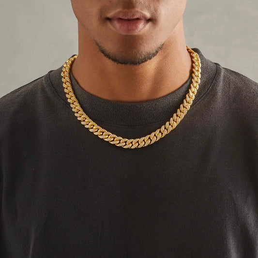 12 MM CUBAN CHAIN - GOLD