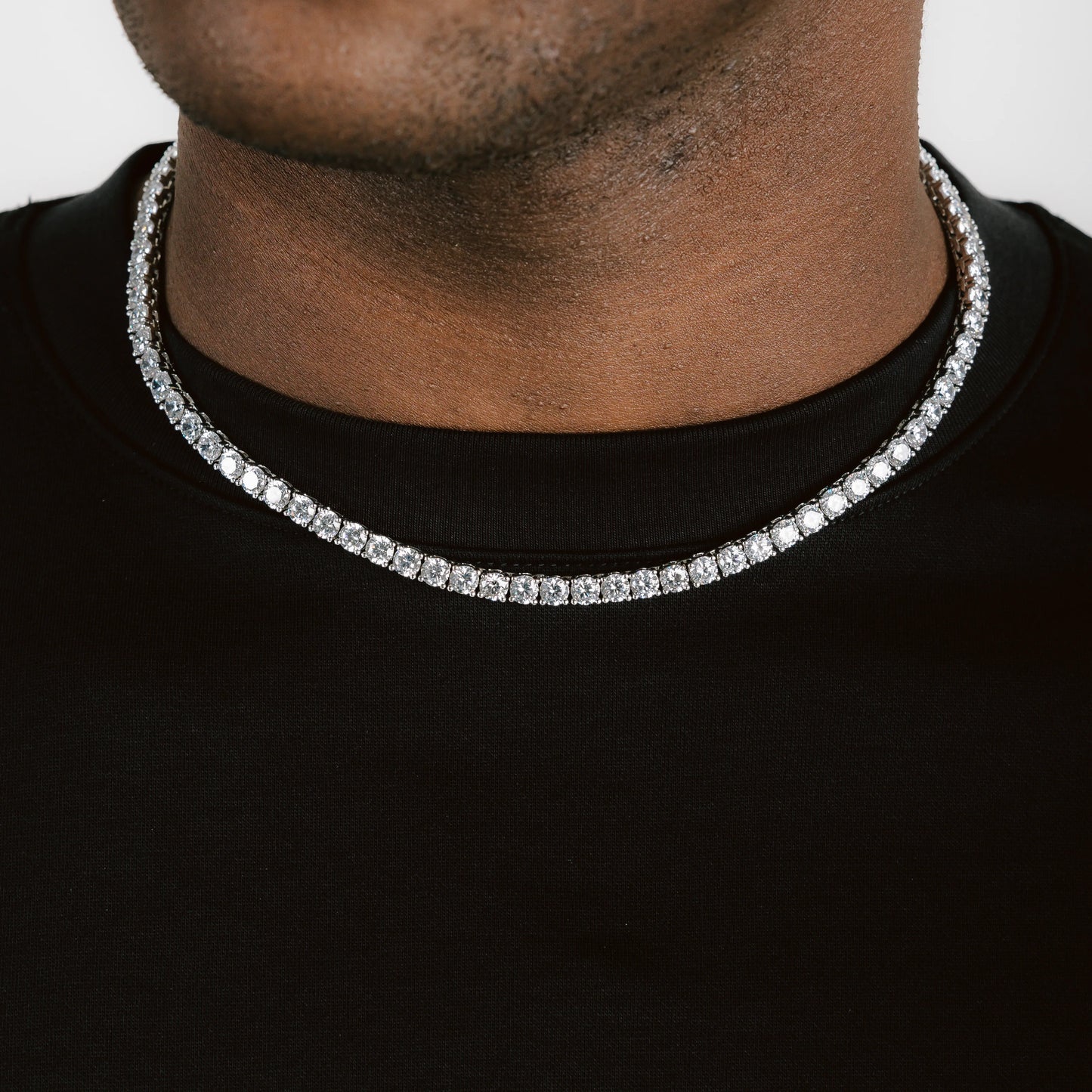 5 MM TENNIS CHAIN - WHITE GOLD