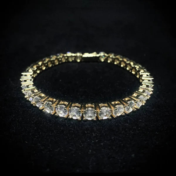 5 MM TENNIS BRACELET - GOLD